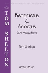 Benedictus and Sanctus SSAA choral sheet music cover